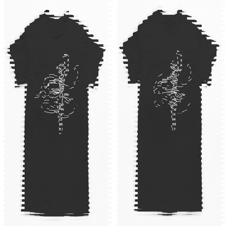 Halloween Ballet Mummy Ballerina Spooky Dance Teacher Women Unisex T-Shirt