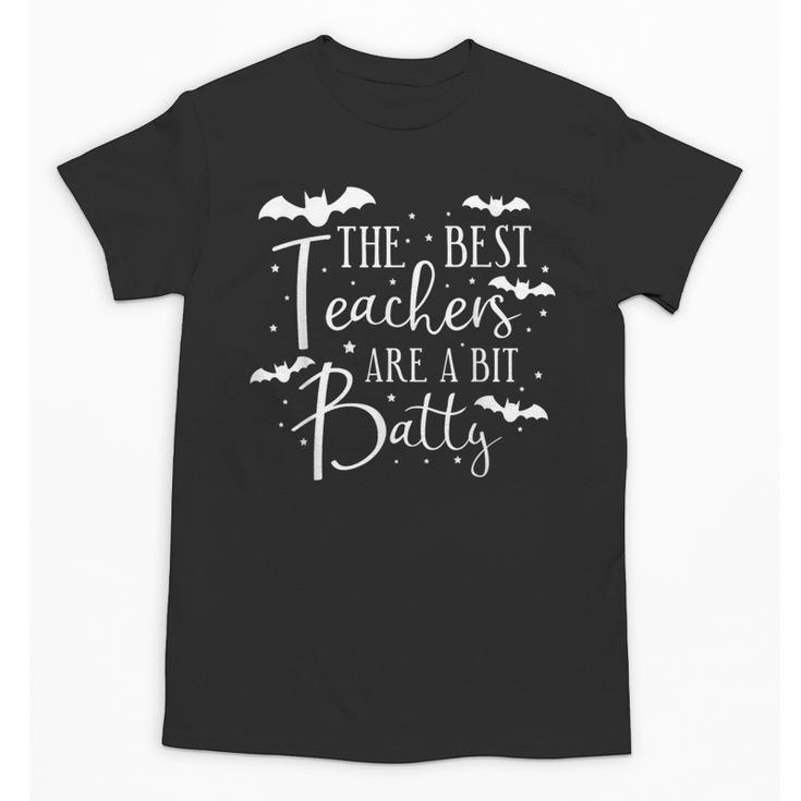 Halloween Best Teachers Are A Bit Batty Spooky Bats Unisex T-Shirt