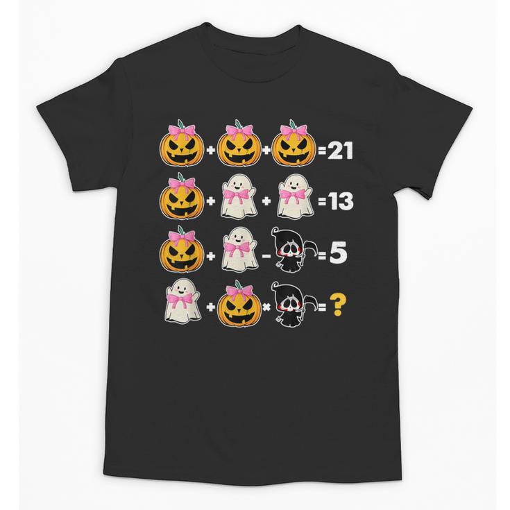 Halloween Math Teacher Men Women Order Of Operations Unisex T-Shirt