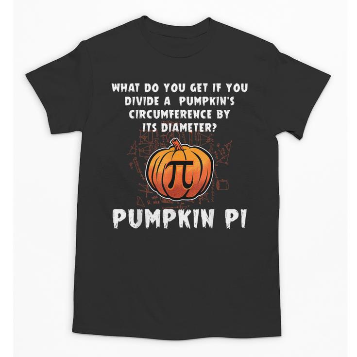 Halloween Pumpkin Pi Math Geometry Teachers Students For Men Women Kids Unisex T-Shirt