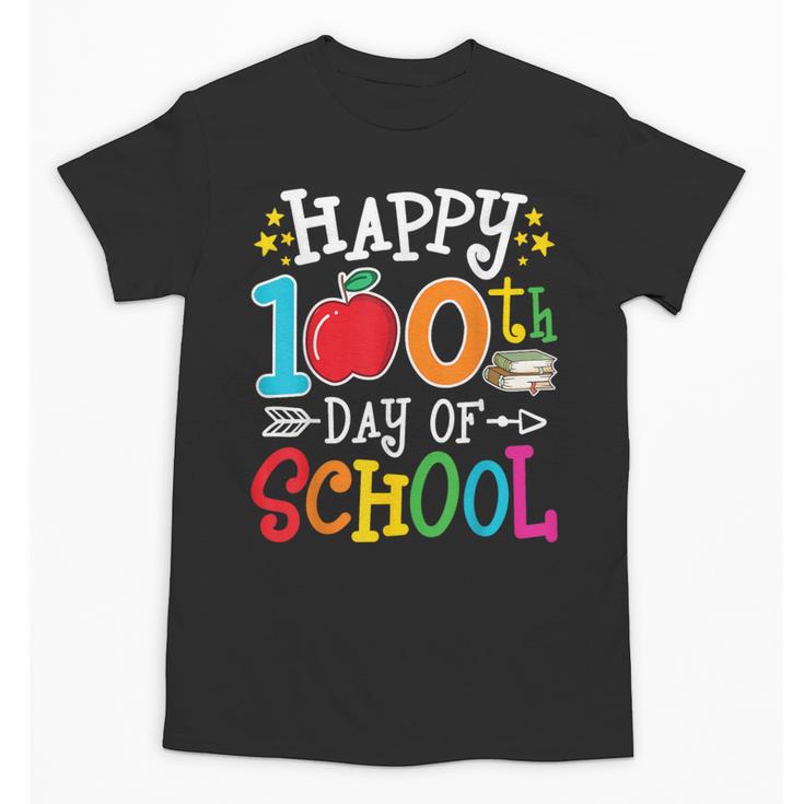 Happy 100th Day Of School Teachers 100 Days Of School Kids Unisex T-Shirt