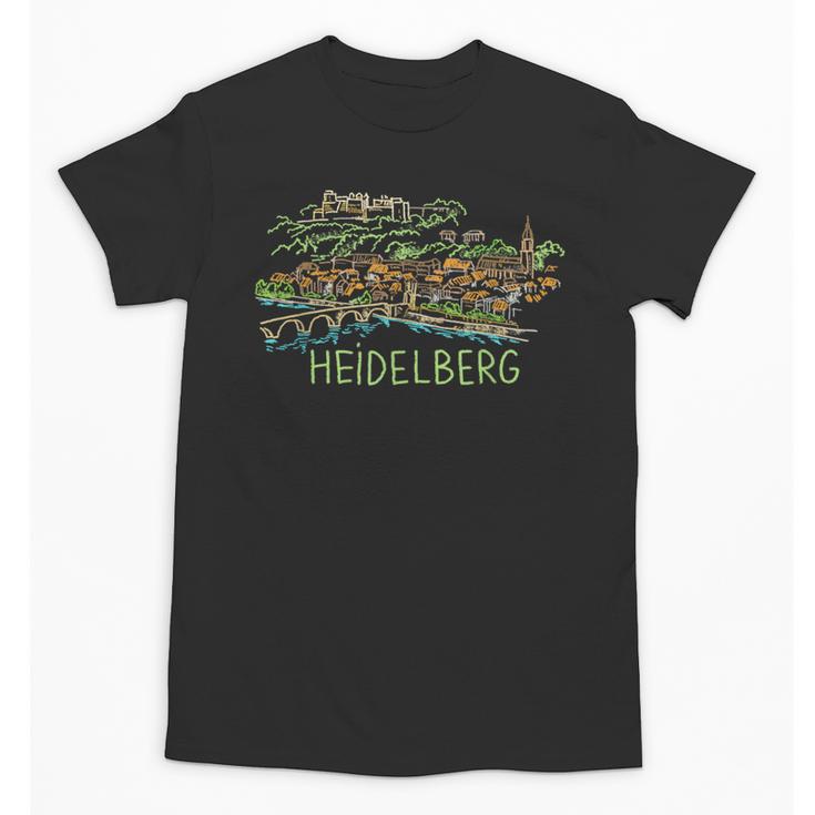 Heidelberg Germany Art Men Women Unisex T-Shirt