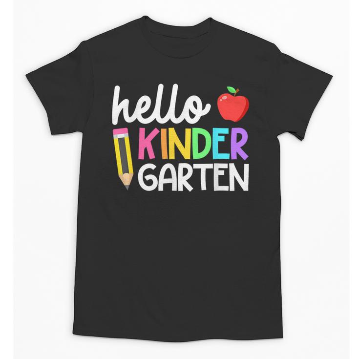 Hello Kindergarten Team Kinder Back To School Teacher Kids Unisex T-Shirt