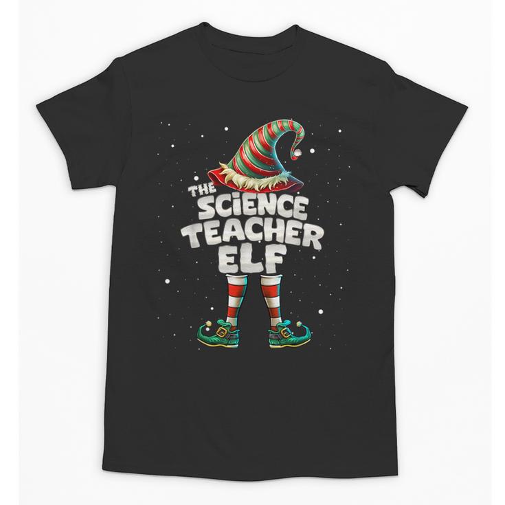I'm The Science Teacher Elf Family Matching Group Christmas Unisex T-Shirt