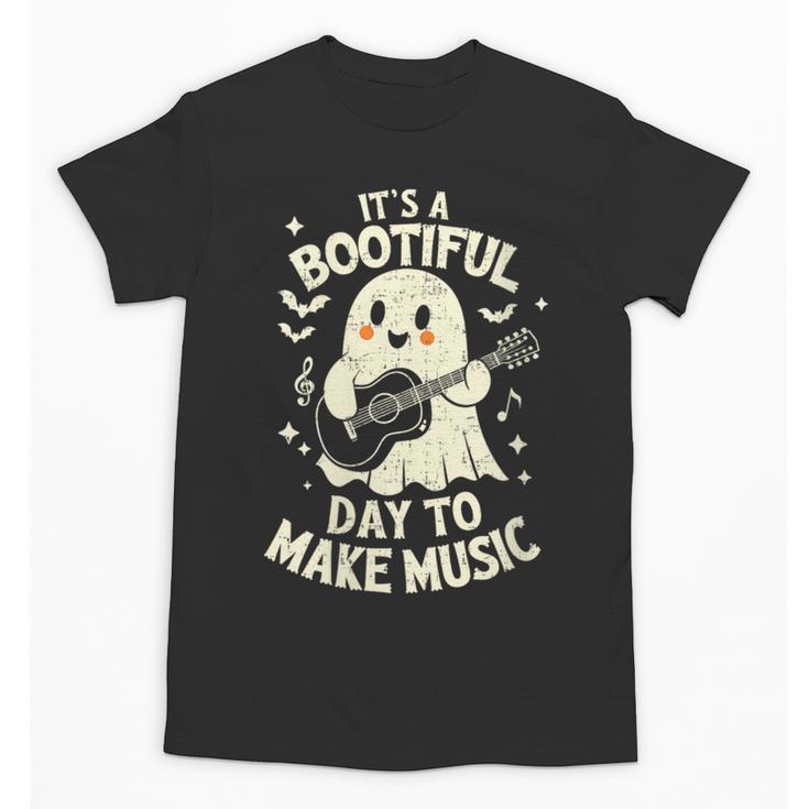 It's A Bootiful Day To Make Music Halloween Music Teacher Unisex T-Shirt