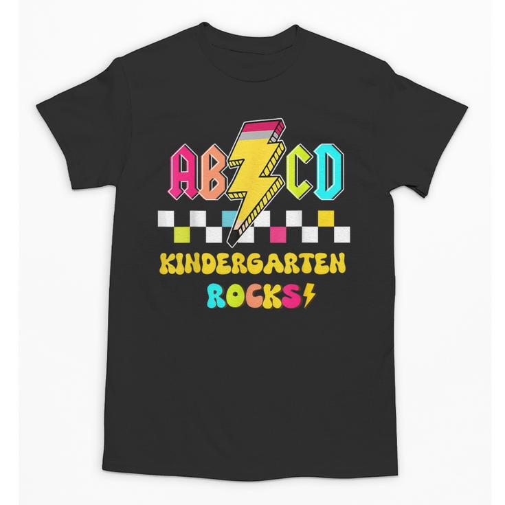 Kindergarten ABCD Rocks Teacher Student Back To School Unisex T-Shirt