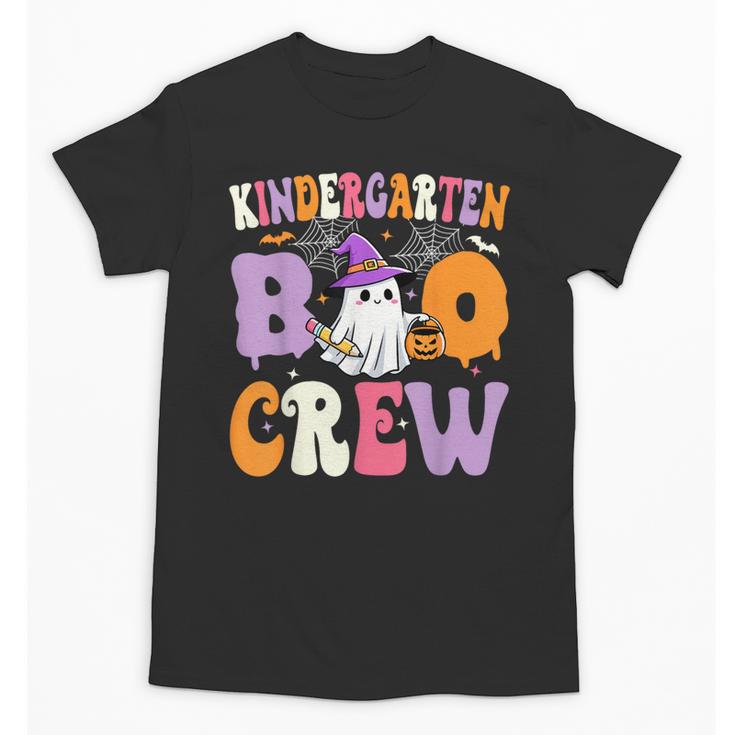 Kindergarten Boo Crew Spooky Kindergarten Halloween Teacher Unisex T-Shirt