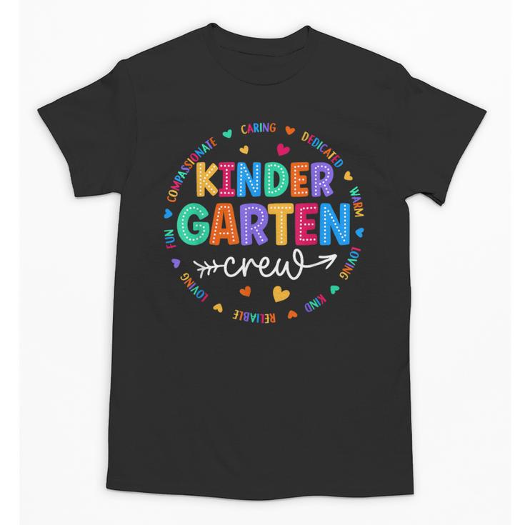 Kindergarten Crew Back To School Kindergarten Teacher Kids Unisex T-Shirt