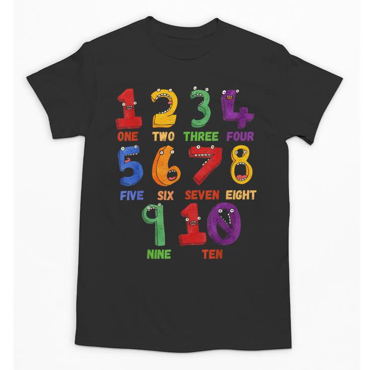 Learning Math Numbers Counting Back To School Teacher For Men Women Girls Kids Unisex T-Shirt