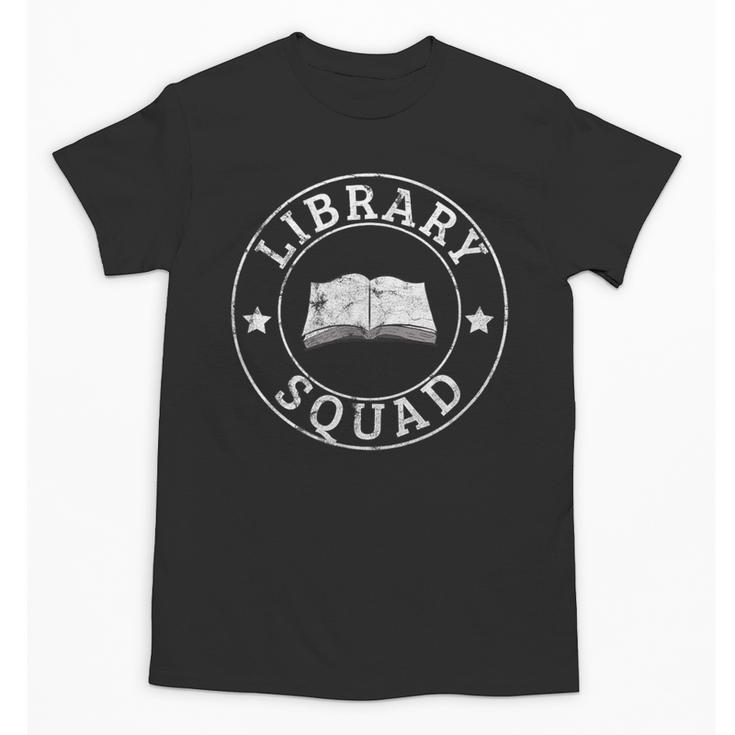 Library Squad Librarian Staff Teacher Group Matching  For Men Women Unisex T-Shirt