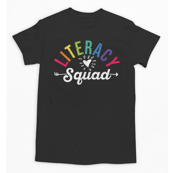 Literacy Squad Reading Teacher Interventionist Specialist Unisex T-Shirt