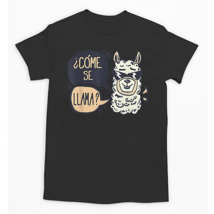 Llama Shirt English Teacher School Student ESL Joke Unisex T-Shirt