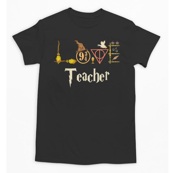 Love Teacher Wizards Back To School Halloween Unisex T-Shirt