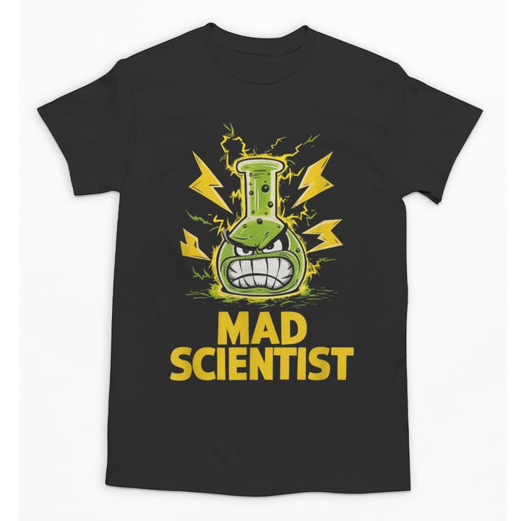 Mad Scientist Kids Youth Adult Science Teacher Chemistry Unisex T-Shirt