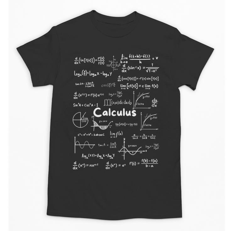 Mastering Essential Calculus Formulas Math Genius Teacher Unisex T-Shirt