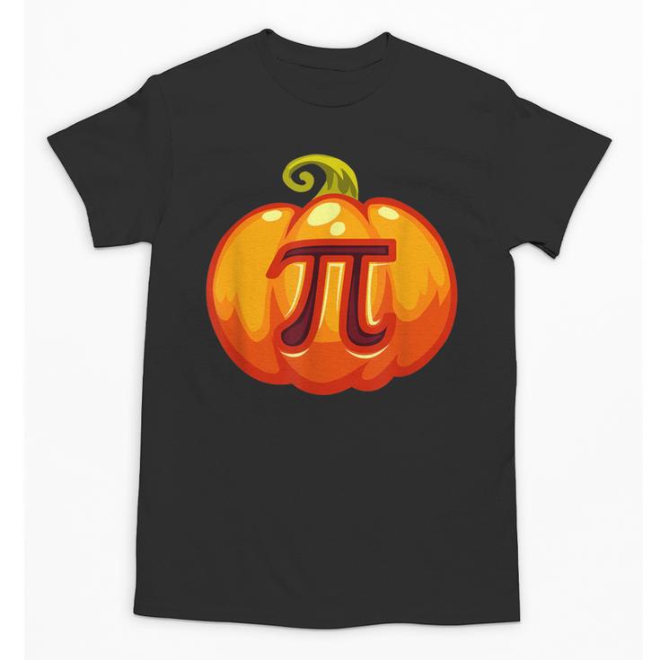 Math Teacher Halloween Costume Pumpkin Pi Pun Pie Men Unisex T-Shirt
