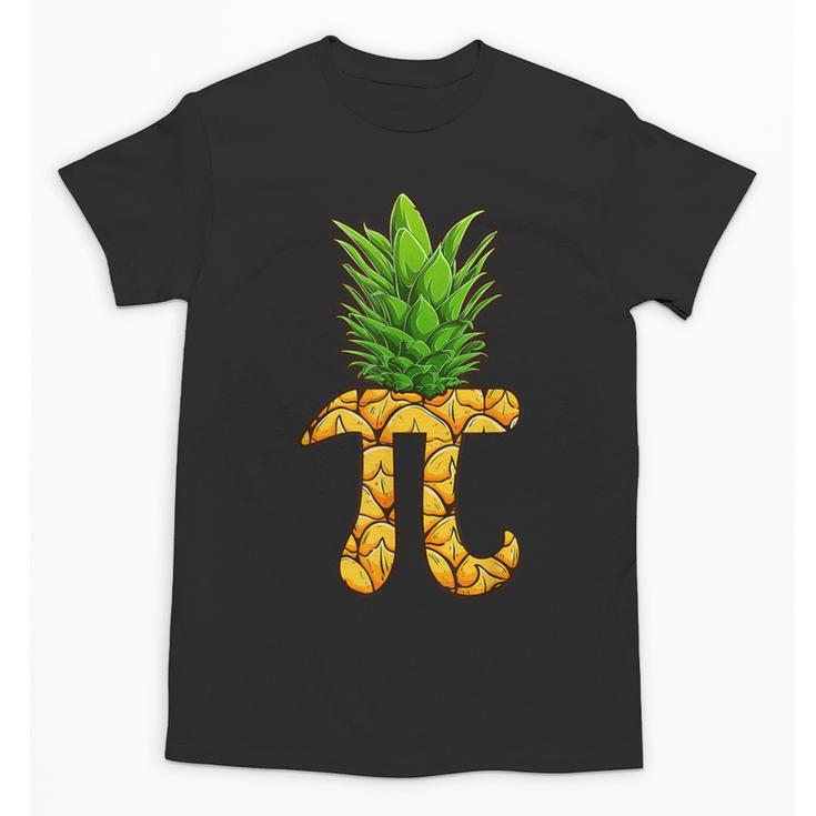 Math Teacher Hawaiian Shirts Pineapple Pi Day Symbol Unisex T-Shirt