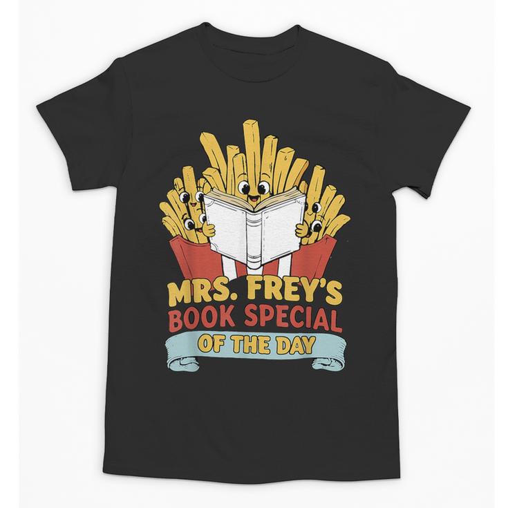 Mrs Frey Book Special Reading Elementary Teacher Unisex T-Shirt