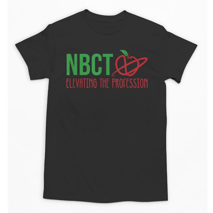 National Board Certified Teacher Minimalist Apple T-Shirt For Men Women Unisex T-Shirt