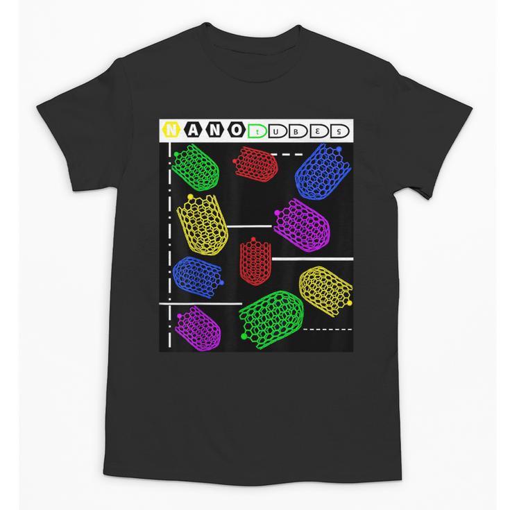 Nerdy Forms Nanotubes Chemistry Teacher Geek Unisex T-Shirt