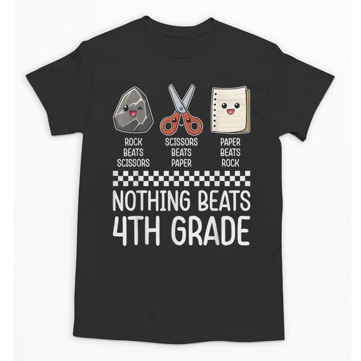 Nothing Beats 4th Grade Back To School Kids Teachers Unisex T-Shirt