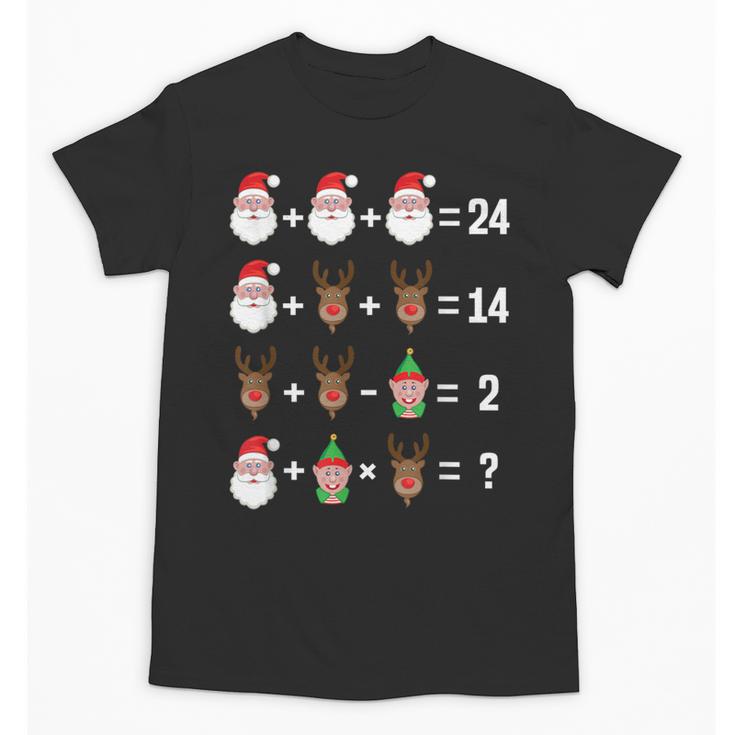 Order Of Operations Math Teacher Christmas Unisex T-Shirt