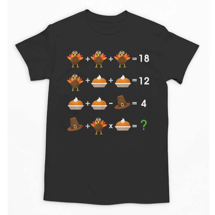 Order Of Operations Thanksgiving Quiz Math Teacher Unisex T-Shirt