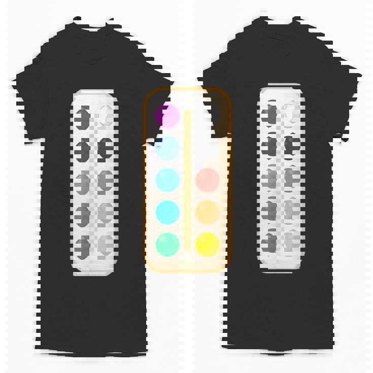 Paint Palette ArtSet Halloween Costume For Teachers Students For Men Women Kids Unisex T-Shirt