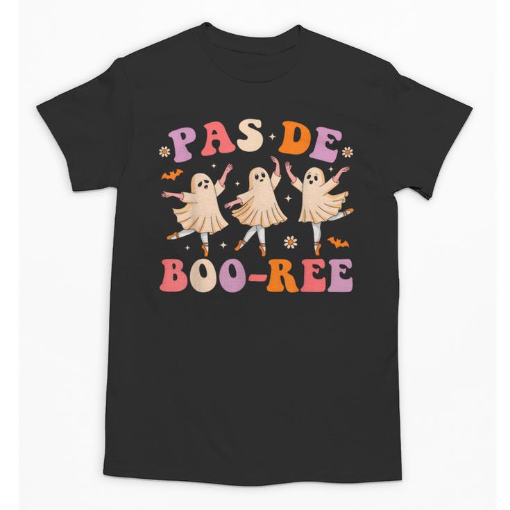 Pas De BOO-Rée Ballet Ghost Dancer Dance Teacher Halloween Unisex T-Shirt