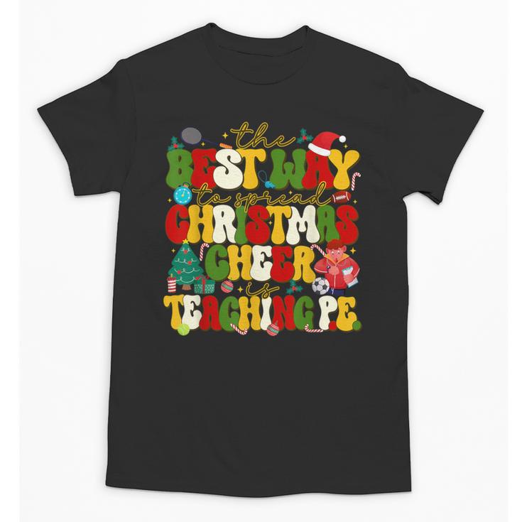 PE Teacher Christmas Holiday Unisex T-Shirt