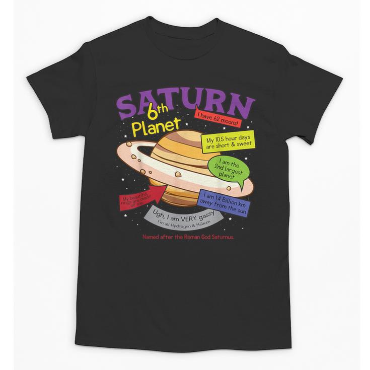 Perfect Planets Teachers Shirts Saturn For Solar System Unisex T-Shirt