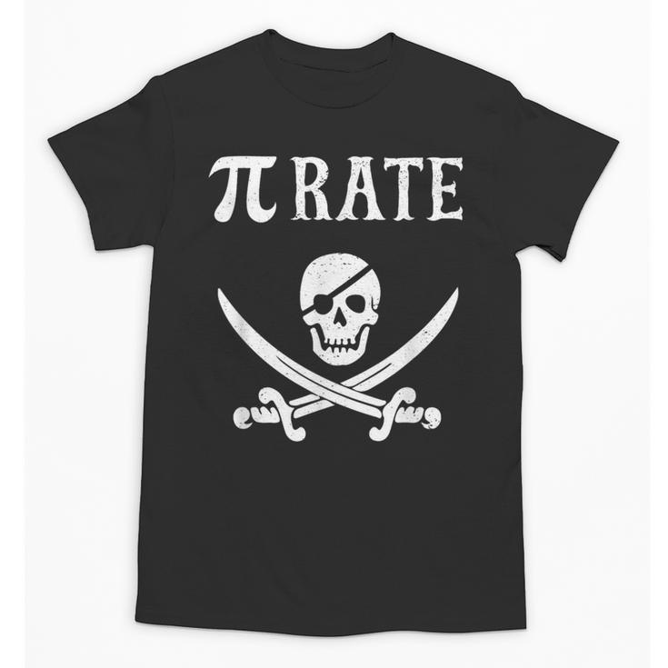Pi Day Pi Rate Pirate For Teachers Unisex T-Shirt