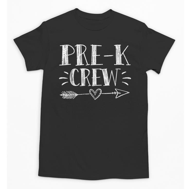 Pre-K Crew 1st Day Of School Pre-K Teacher Team Unisex T-Shirt