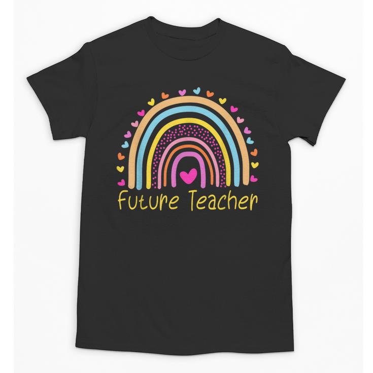 Pre-K Preschool Kindergarten Future Teacher Rainbow Unisex T-Shirt