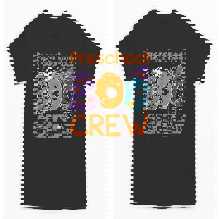 Preschool Boo Crew Preschool Halloween Teacher Kids Unisex T-Shirt