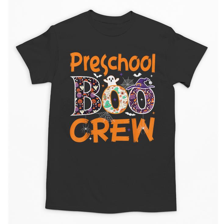 Preschool Boo Crew Preschool Halloween Teacher Unisex T-Shirt