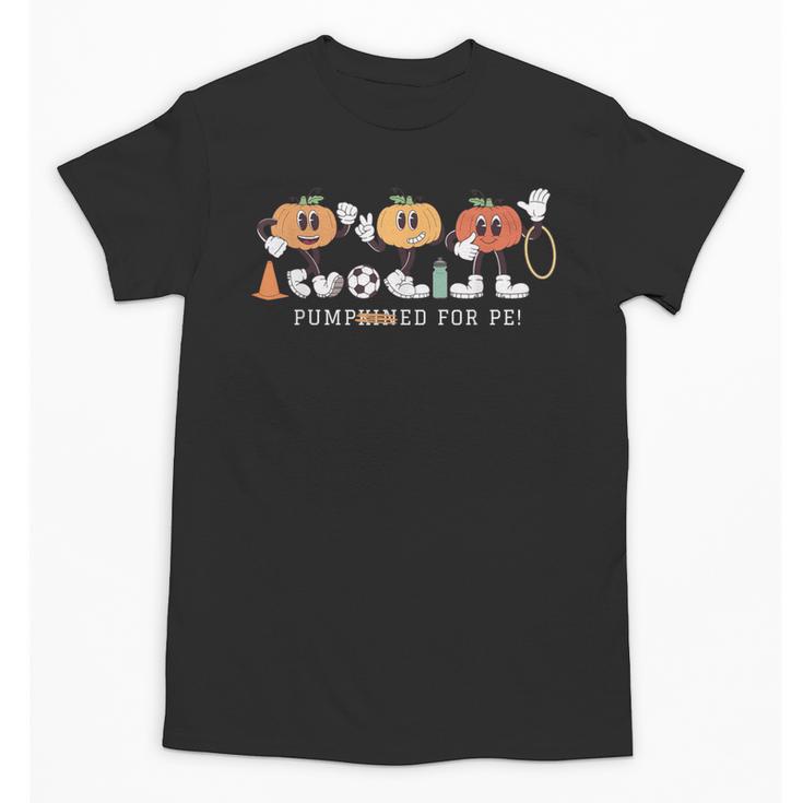 Pumpkin PE Teacher Team Physical Education Autumn Fall Unisex T-Shirt