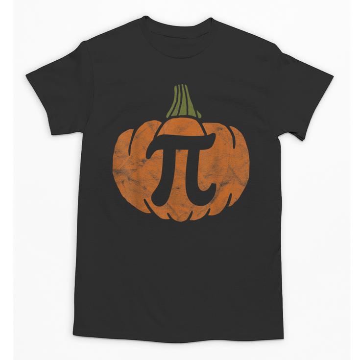 Pumpkin Pi Math Teacher Halloween Thanksgiving Day Costume Men Women Kids Unisex T-Shirt