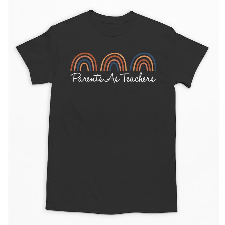Rainbow Parents As Teachers Early Childhood Educator PAT Unisex T-Shirt