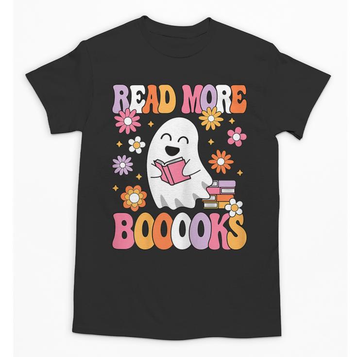 Read More Books Groovy Halloween Teacher Women Unisex T-Shirt