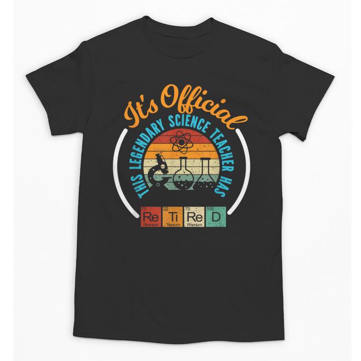 Retiring Science Teacher Retirement Unisex T-Shirt
