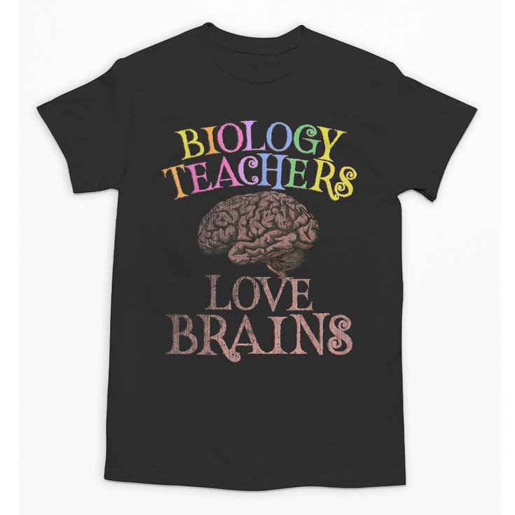 Retro BIOLOGY TEACHERS LOVE BRAINS This Is My Scary STEM Unisex T-Shirt