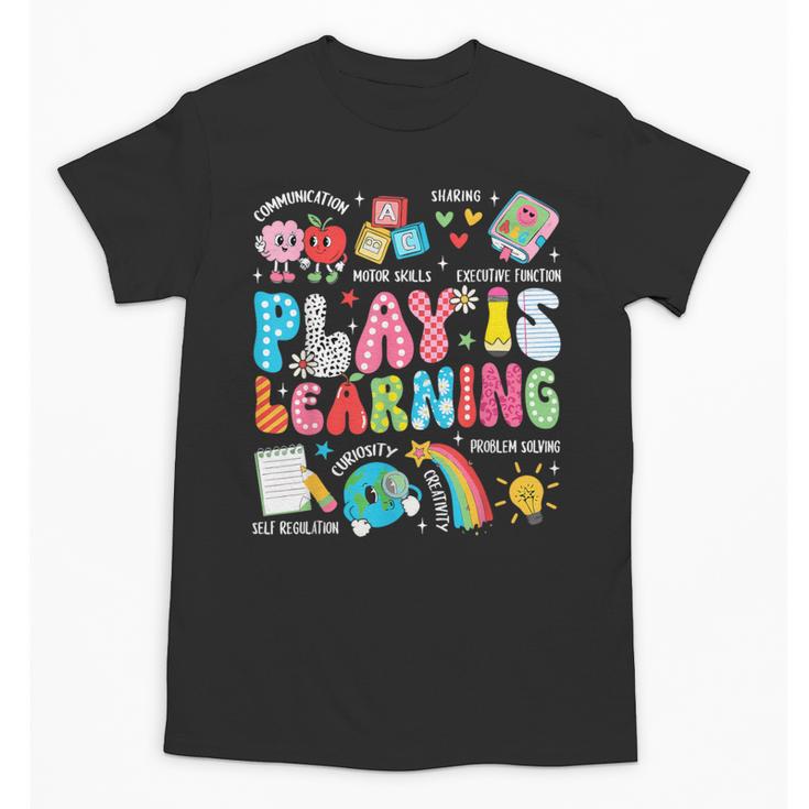 Retro Play Is Learning Kindergarten Teacher Team Women Unisex T-Shirt