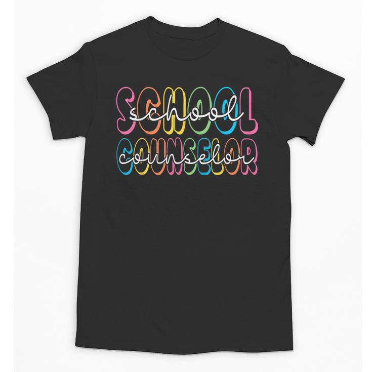 Retro School Counselor Counseling Teacher Appreciation Unisex T-Shirt
