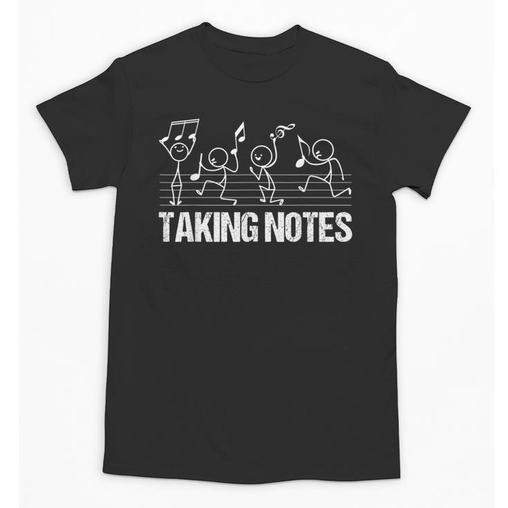Retro Vintage Musical Taking Notes Teachers Music Love Unisex T-Shirt