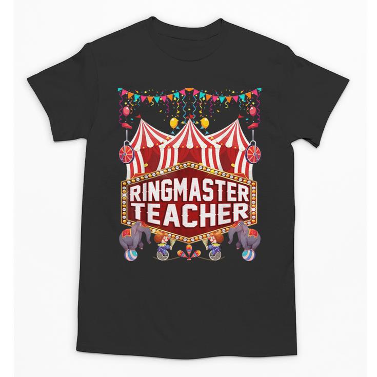 Ringmaster Teacher Costume – Carnival Birthday Style Unisex T-Shirt