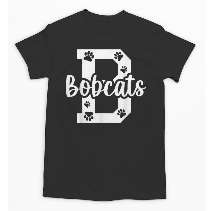 School Spirit Mascot Bobcats Back To School Teacher Student Unisex T-Shirt