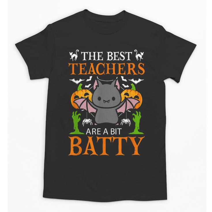 School Teacher A Bit Batty Teaching Bat Halloween Costume Unisex T-Shirt