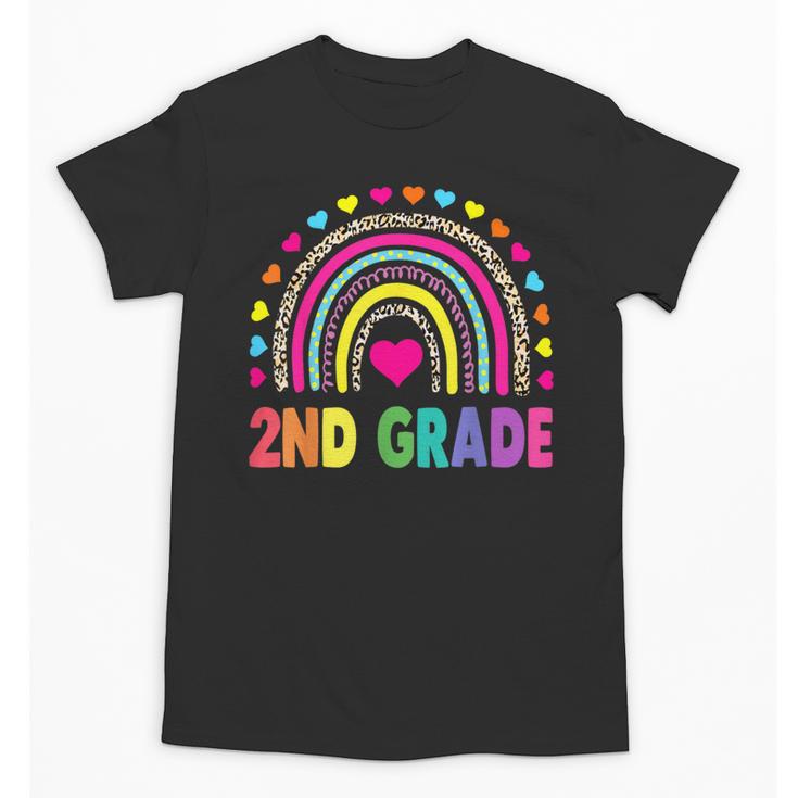 Second Grade Rainbow Girls Boys Teacher Team 2nd Grade Squad Unisex T-Shirt