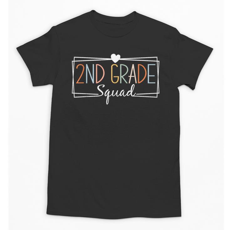 Second Grade Squad Teachers Kids 2nd Grade Back To School Unisex T-Shirt